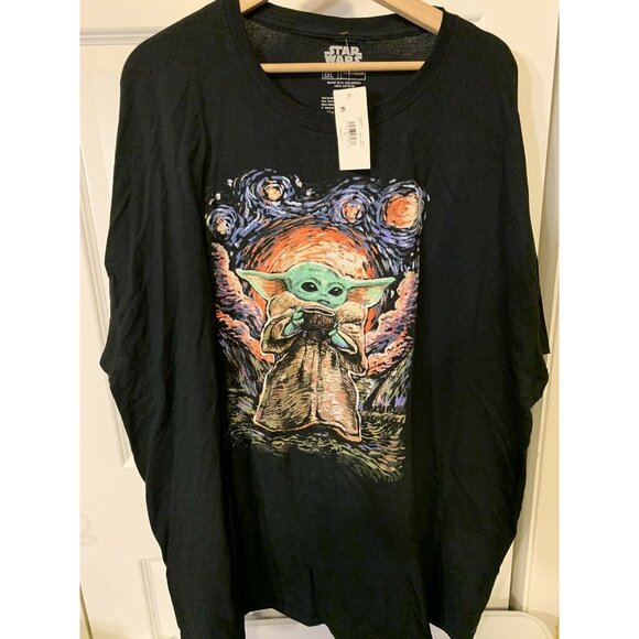New STAR WARS THE MANDALORIAN “THE CHILD "GROGU" T-SHIRT Men’s Sz 3XL Black - Picture 3 of 6